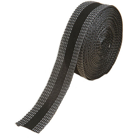 Bande Thermocollante Ourlet 2.5cmx5m, Ruban Thermocollant pour Ourlet Adhésif, Bande Thermocollante sans Couture, Bande Thermocollante Rideau, pour Pantalon Rideau Vêtement Jeans, Noir (1/5)