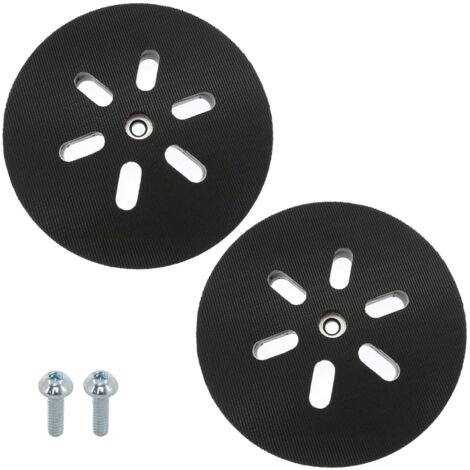 Plateau de Ponçage 150mm avec Hook et Loop Compatible avec Bosch GEX 150, GEX 150 AC, GEX 150 Turbo Ponceuse (2 Pièces) (1/5)