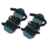 Chaussures aérateur de pelouse – 13 pointes en fer – Sangles réglables – Pour scarificateur manuel – Taille 30x13 cm