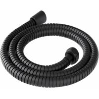 Tuyau de douche 200 cm universel en acier inoxydable anti-torsion anti-corrosion tuyau douche 2 m flexible douche flexible de douche flexible pour douche câble douche universel noir --