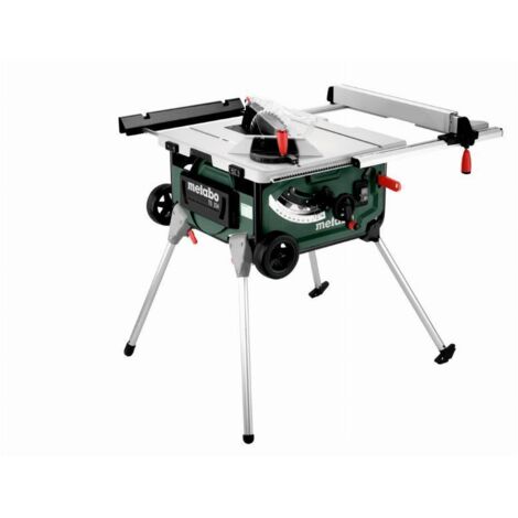Sierra de mesa profesional de 2000W con base METABO 254mm TS 254 - 600668000