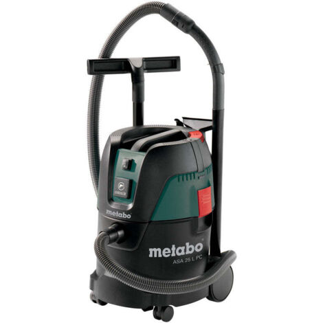 Metabo - Aspirador industrial 1250 W, volumen 25 l 602014000