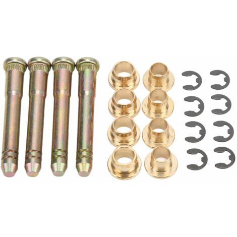 SUNXURY Türscharnierbuchsen-Set, Reparatursatz für Türscharnierstifte aus Metall, einfache Installation, verdrehsicher, professionell, strapazierfähig (1/5)