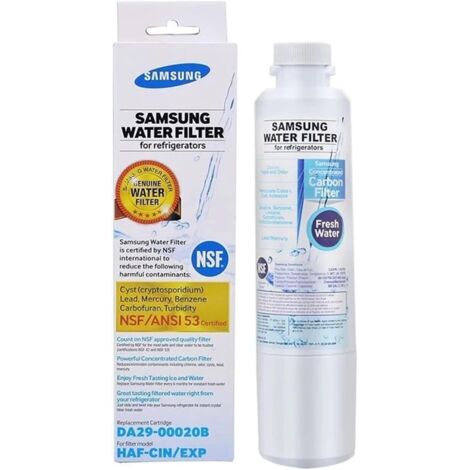 Kühlschrank-Wasserfilter, kompatibel mit Samsung DA29-00020A/B, DA29-00020B-1, HAF-CIN/EXP, für Küchenkühlschränke (1 Stück) (1/5)