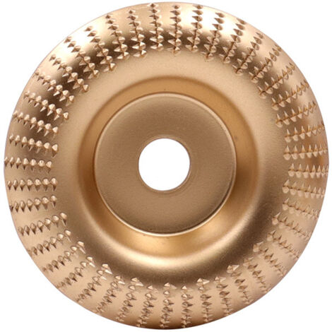 3-teilige Schleifscheibe, Winkelschleifer-Scheiben, Holzschnitzscheibe, Winkelschleifer, Schleifscheibe zum Schneiden, Formen, Polieren von Holz (Roségold) (1/5)