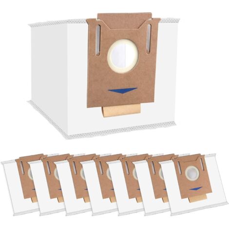 Confezione da 8 sacchetti di ricambio per aspirapolvere Ecovacs Deebot Ozmo T8 AIVI T8 Max, AIVI e T8 T9 T9+ N8 Series, DX93 DDX96 Robot Aspirapolvere (Sacchetti per aspirapolvere (8 pezzi)) (1/5)