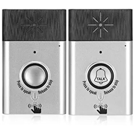 Citofono portatile wireless con comunicazione bidirezionale, campanello interno, sistema di sicurezza domestica per citofono interno/esterno (1/5)