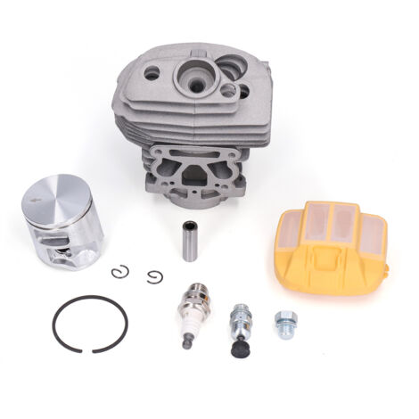 Gruppo cilindro pistone da 46 mm, coperchio filtro aria, set valvola di sicurezza adatto per motosega Husqvarna 555 560 562 XP
