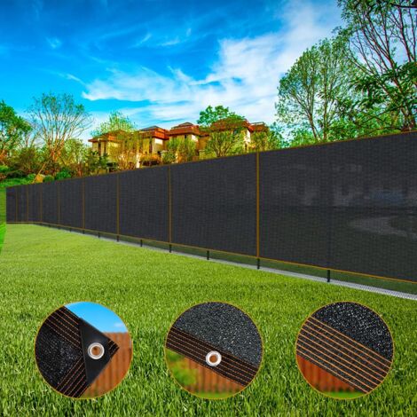 ZXCVASDF Nero Telo ombreggiante, 70% Rete ombreggiante con Occhielli, Rete Parasole Copertura per Il Patio della Serra delle Piante, Facile da Appendere, Personalizzato,10x18m(33 * 59ft