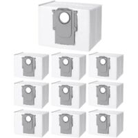 10 sacchetti per la polvere accessori per Xiaomi Roborock S8+/S8 Pro Ultra S7 MaxV Ultra/S7 Pro Ultra/Q7+/Q7 Max+/Q5+/T8, sacchetti per aspirapolvere di ricambio per stazione di aspirapolvere Roborock