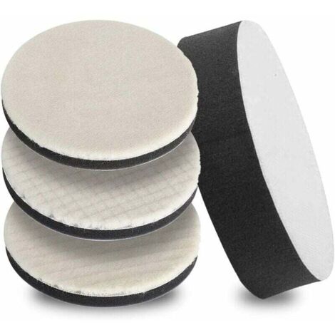 125mm Imodoka Yogosha Ubwoya na Sponges, 4 Pack Sponge Polishing Bonnet Pads Buffing Disc for Polishing Machine Polisher Grinder Car Polisher (1/5)