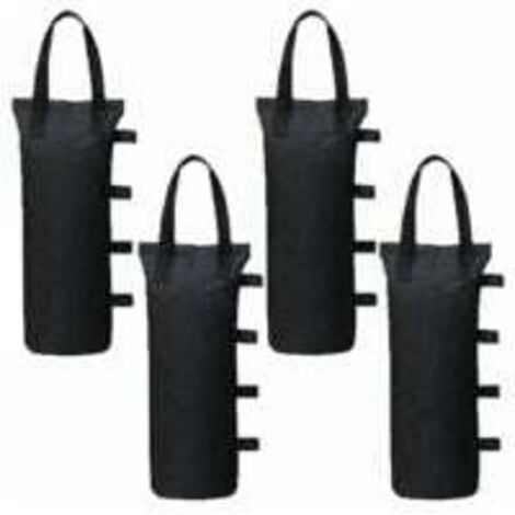 Juego de 4 pesas para gazebo y pabellón, bolsa de arena para patas, carpas parasol, sombrillas