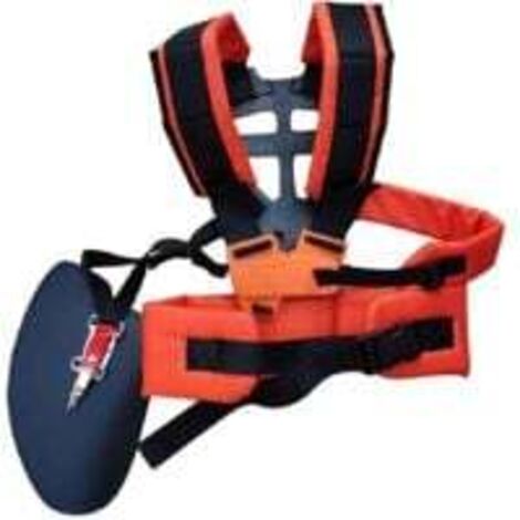 Arnés de hombro cómodo y ajustable, práctico y cómodo para desbrozadoras, cortadoras de césped, accesorio universal para máquinas de jardín.