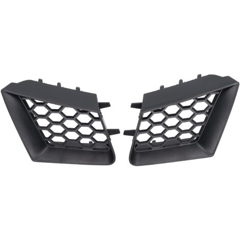 SUNXURY, 2 piezas de rejilla superior de parachoques delantero izquierdo y derecho, negro mate, de repuesto para Seat Ibiza Cordoba 6L 2002-2009 (1/5)