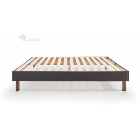 Base Tapizada Gris Con Patas Medidas 90x200 Base francesa Descansin Lujo a tu Alcance