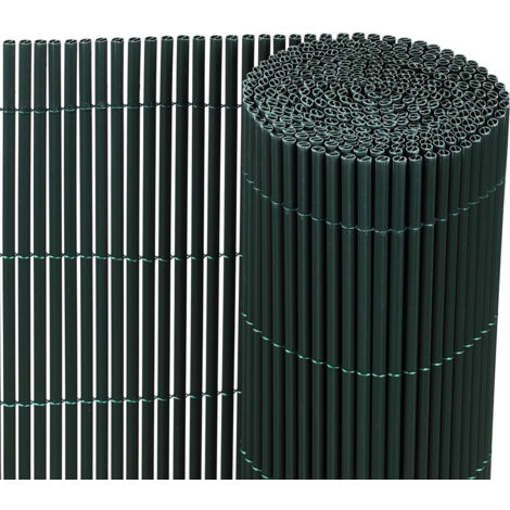 Randaco Frangivista in PVC Effetto Bambù per Giardino e Balcone – Recinzione Oscurante, Frangivento, Schermo Privacy per Balcone e Giardino 90x500cm Verde