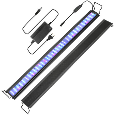 Randaco LED Aquarium Lampe Tank Leuchtet Unterwasser Beleuchtung Dimmbar 3 Lichtmodi mit Timer,87-110cm 36W