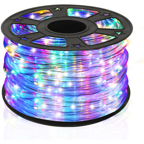 Randaco LED Lichtschlauch Außen Innen,240 LEDs Wasserfest LED Schlauch,Partylicht Dekobeleuchtung Weihnachten,Bunt 20m