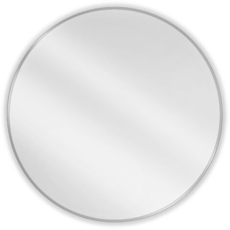 Mexen Loft espejo de ba帽o redondo 100 cm, marco inox - 9850-100-100-000-10 (1/5)