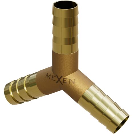 Mexen BRASS conector en T para manguera Y lat贸n 10 x 10 x 10 mm - W97429-101010 (1/2)