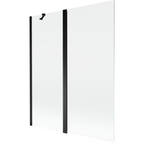Mexen Mist mampara de ducha de 2 hojas 140 x 150 cm, transparente, negro - 8A9-140-011-70-00 (1/5)