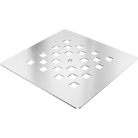Mexen Stone+ cubierta para plato de ducha, inox - 44910001