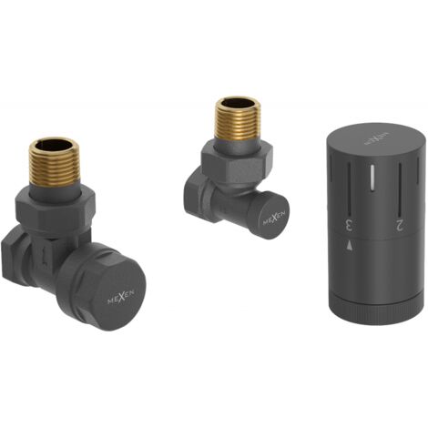 Mexen G05 set termost谩tico angular, antracita - W901-958-66