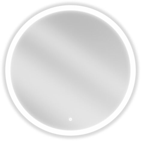 Mexen Oro espejo de ba帽o iluminado, redondo de 80 cm, LED 6000K, antivaho - 9824-080-080-611-00 (1/5)