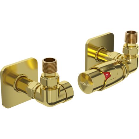 Mexen G00 conjunto termost谩tico axial con cubierta S, dorado - W903-900-909-50