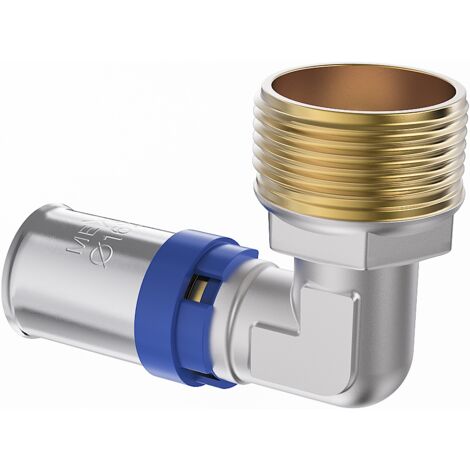 Mexen PEX-P codo de compresi贸n, prensado PEX 20 x 3/4 GZ - W97127-2034M-00 (1/2)