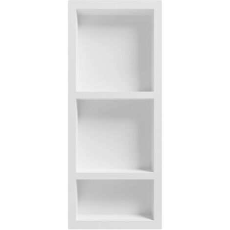 Mexen X-Wall-S repisa de pared SMC con reborde 99,1 x 40,7 cm, blanca - 1901994109 (1/2)