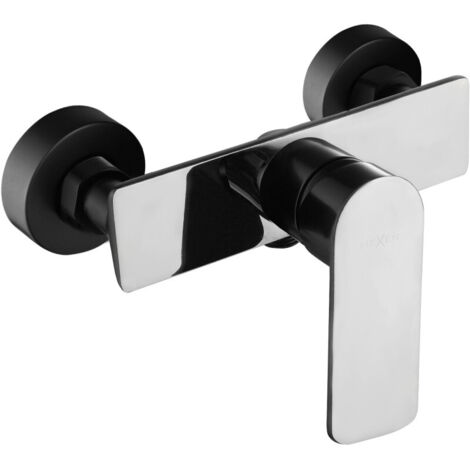 Mexen Alfa grifo de ducha, negro/cromo - 745740-71 (1/2)