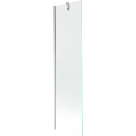 Mexen Next mampara de ba帽o 1 hoja 50 x 150 cm, transparente, n铆quel cepillado - 895-050-000-00-00-97