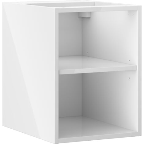 Mexen Box-A armario abierto con estante 35 cm, blanco brillo - 91AX2-0350-470-0-00 (1/4)
