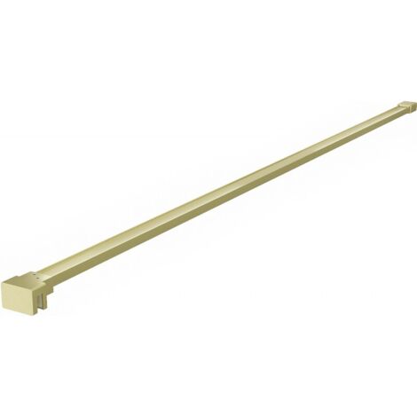 Mexen soporte para mampara de ducha, oro cepillado - 800-01-55