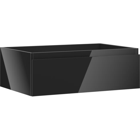 Mexen Orio mueble de ba帽o para lavabo 70 cm, 1 caj贸n, negro brillo - 91A10-07023-1-BF70 (1/5)