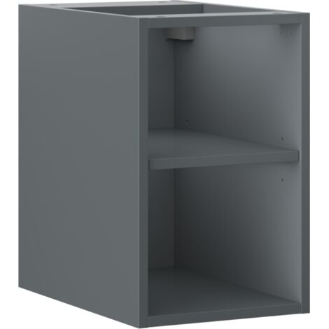 Mexen Box-A armario abierto con estante de 30 cm, grafito mate - 91AX2-0300-470-0-66 (1/4)