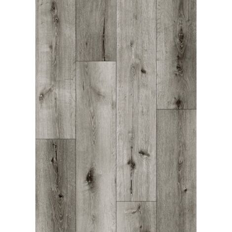 Mexen Lago Vista muestra de paneles de vinilo 1240 x 182 mm SPC 6,5 mm, base IXPE 1,5 mm, 4 V-Fuga, Roble - F1035-S