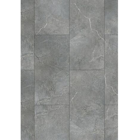 Mexen Silver Waves muestra de paneles de vinilo 610 x 305 mm SPC 6,5 mm, base IXPE 1,5 mm, 4 V-Fugas, Piedra - F1144-S