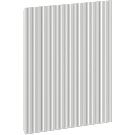 Mexen Rivel frente ranurado para el cuerpo del armario de ba帽o 35 x 43,5 cm, gris mate - 91A21-0350-470-1-62 (1/2)