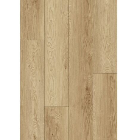 Mexen Anniston muestra de paneles vin铆licos 1240 x 182 mm SPC 6,5 mm, base IXPE 1,5 mm, 4 V-Fuga, Roble - F1038-S (1/5)