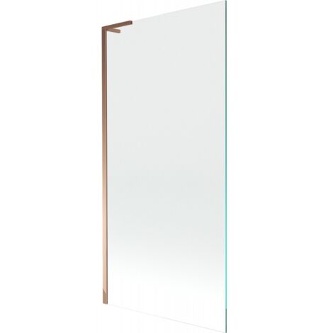 Mexen Next L mampara de ba帽era de 1 hoja 90 x 150 cm, transparente, oro rosa - 895-090-000-03-00-60 (1/5)