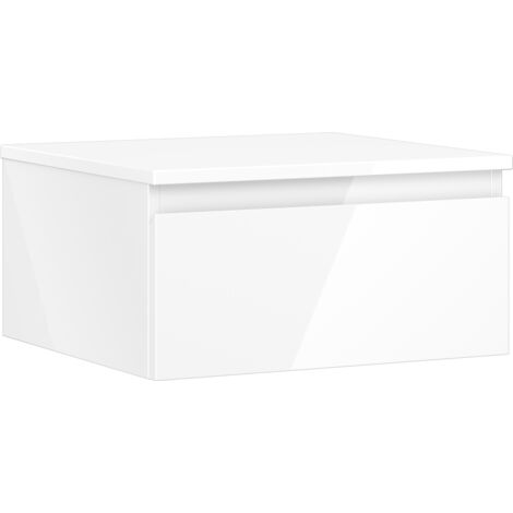 Mexen Orio mueble de ba帽o bajo lavabo 50 cm con encimera, 1 caj贸n, blanco brillante - 91A10-05023-1-BFC00 (1/5)