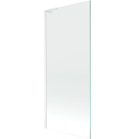 Mexen Next L mampara de ba帽era de 1 hoja 80 x 150 cm, transparente, blanco - 895-080-000-03-00-20 (1/5)