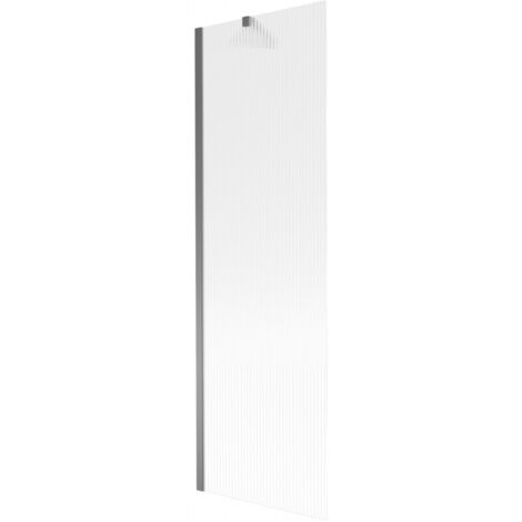 Mexen Next panel de ba帽era abatible 1 ala 60 x 150 cm, rayas, gun metal - 895-060-000-00-09-95 (1/5)