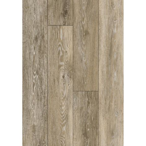 Mexen Shreveport muestra de paneles de vinilo 1240 x 182 mm SPC 6,5 mm, base IXPE 1,5 mm, 4 V-Fuga, Roble - F1111-S