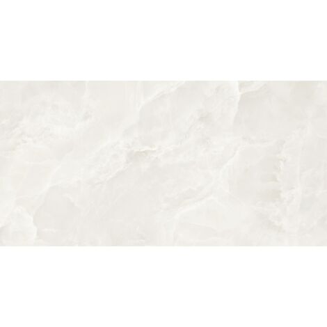 Mexen Valga Bianco gres esmaltado rectificado G1, baldosa de suelo y pared 120 x 60 cm, brillo - TL122-120-060-01 (1/5)