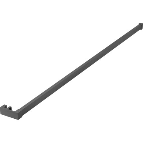Mexen toallero para mampara de ducha, gun metal - 800-06-95