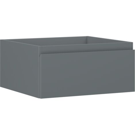 Mexen Orio armario de ba帽o bajo lavabo de 50 cm, 1 caj贸n, grafito mate- 91A10-05023-1-BF66 (1/5)