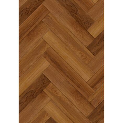 Mexen Lubbock muestra de paneles de vinilo espiga 635 x 127 mm SPC 6,5 mm, base IPEX 1,5 mm, 4 V-fugas, Teca - F1186-S